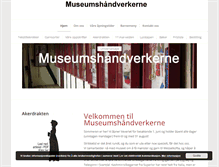 Tablet Screenshot of museumshandverkerne.no